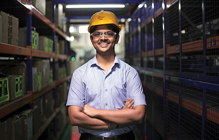 Triveni Turbine Limited employee at a manufacturing facility